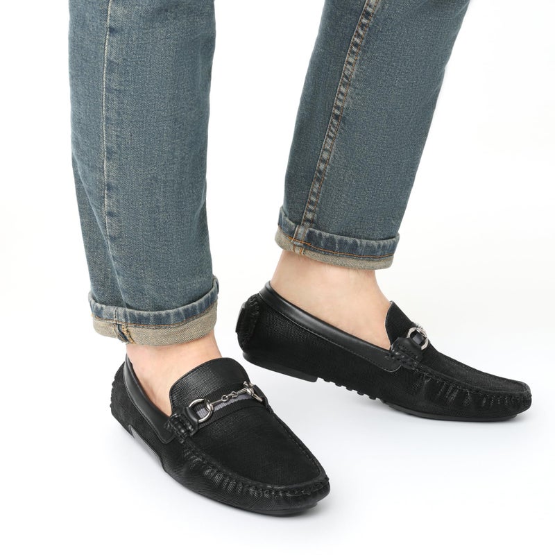 Bruno Marc Men's Driving Penny Loafers Casual Moccasins Shoes,Size 9,Black - Image 5